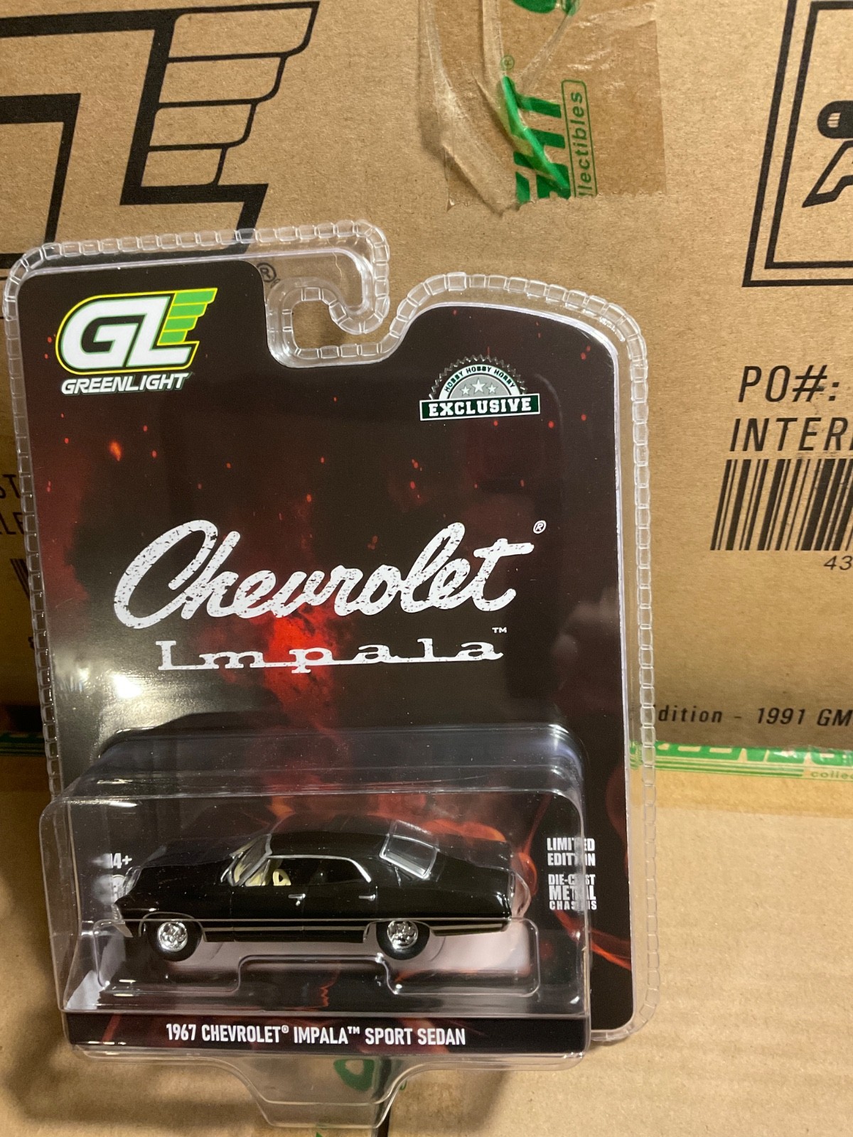 Greenlight Hobby Exclusive 1967 Chevrolet Impala Sport Sedan black