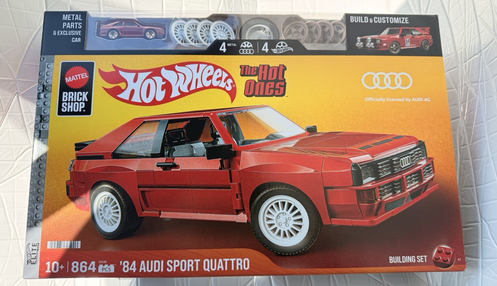 RARE Mattel Brick Shop Hot Wheels ’84 Audi Sport Quattro Sealed Brand New 2026