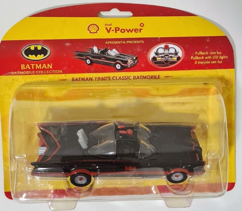 Batman Batmobile Plus Shell V-Power Promotional Set of 4 Cars Retired NEW Rare!