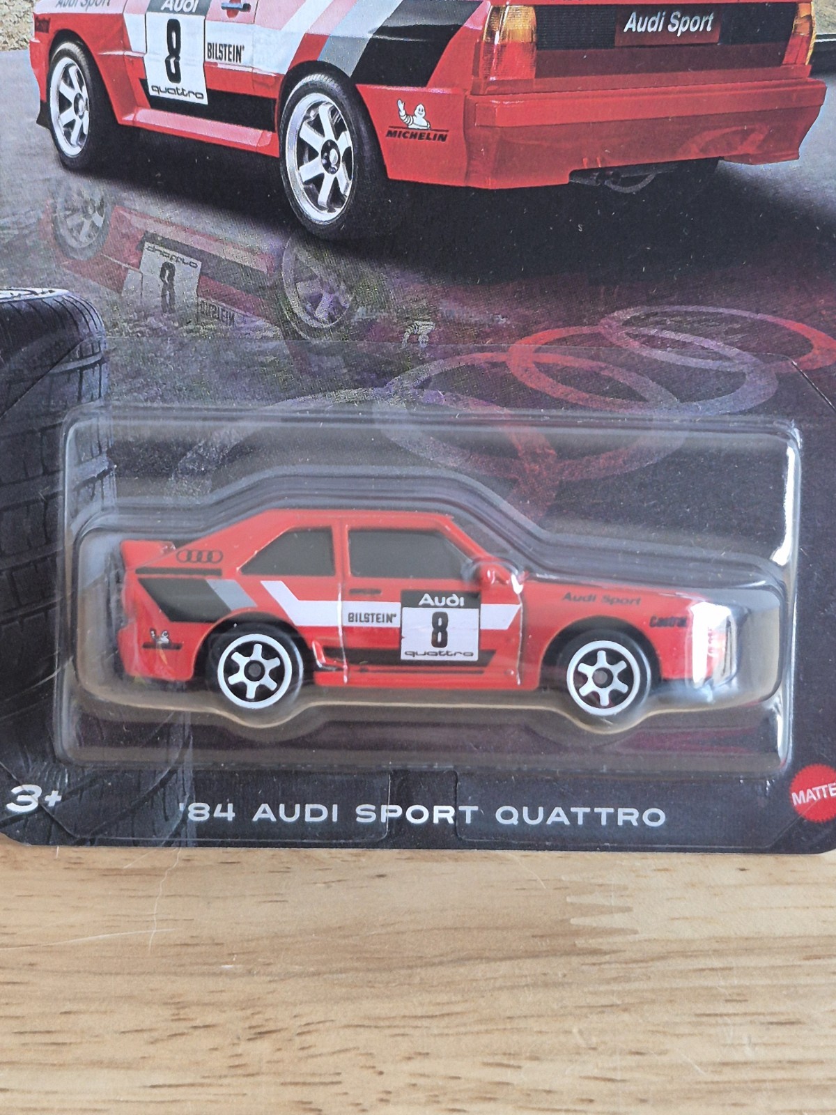 Hot Wheels Silver Series ’84 Audi Sport quattro 1:64 Diecast Red GRT01 5/5 CHASE