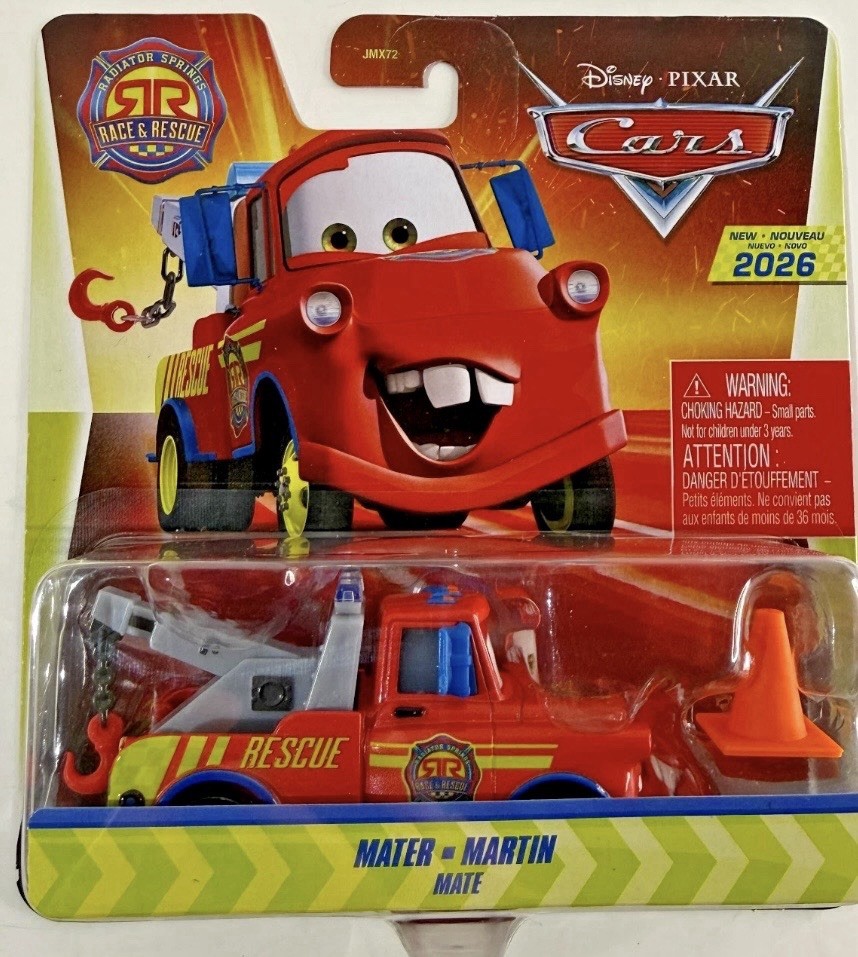 NEW Disney Pixar Cars Race & Rescue 2026 LOT of 6