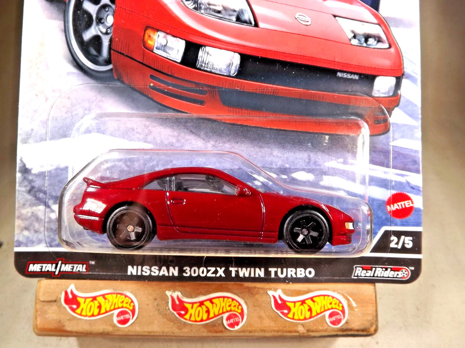 2023 Hot Wheels Car Culture Ronin Run 2/5 NISSAN 300ZX TWIN TURBO Dark Red w/RR