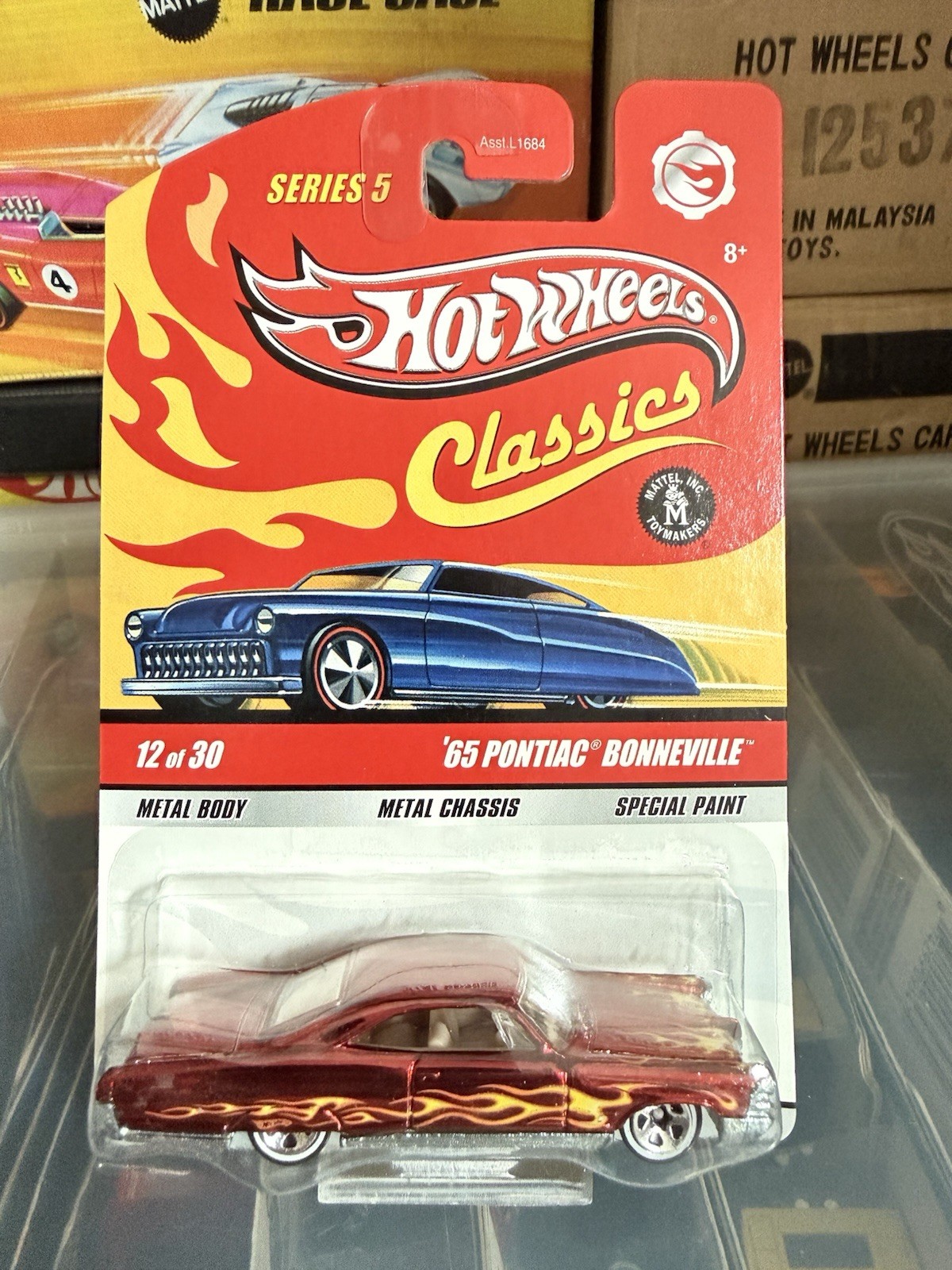 Hot Wheels Classics Series 5 ’65 Pontiac Bonneville, Red, BP