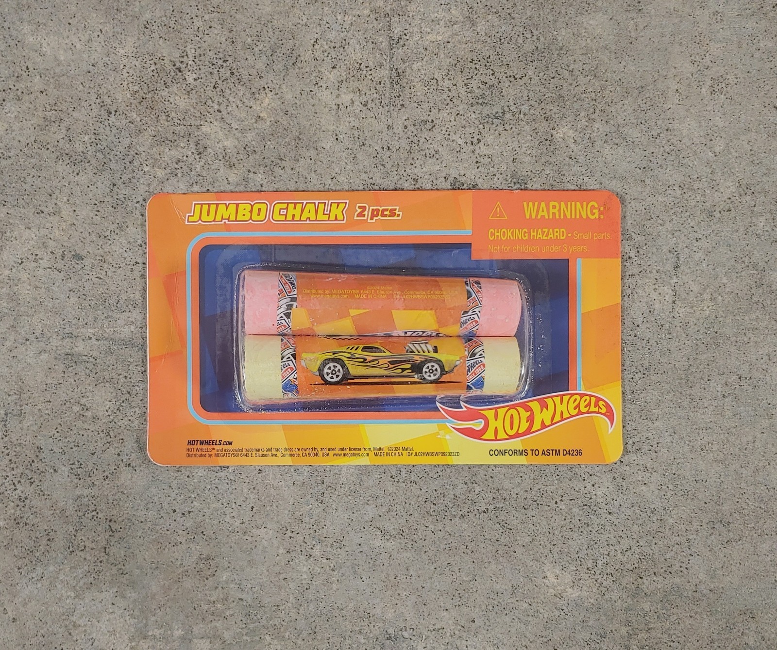Brand New Unopened Hot Wheels 2 Pcs. Jumbo Chalk · Free Shipping