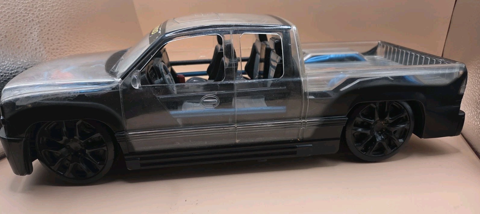 R/C 1999 Chevy Silverado Truck Clear Model Pickup NO CONTROLLER UNTESTED