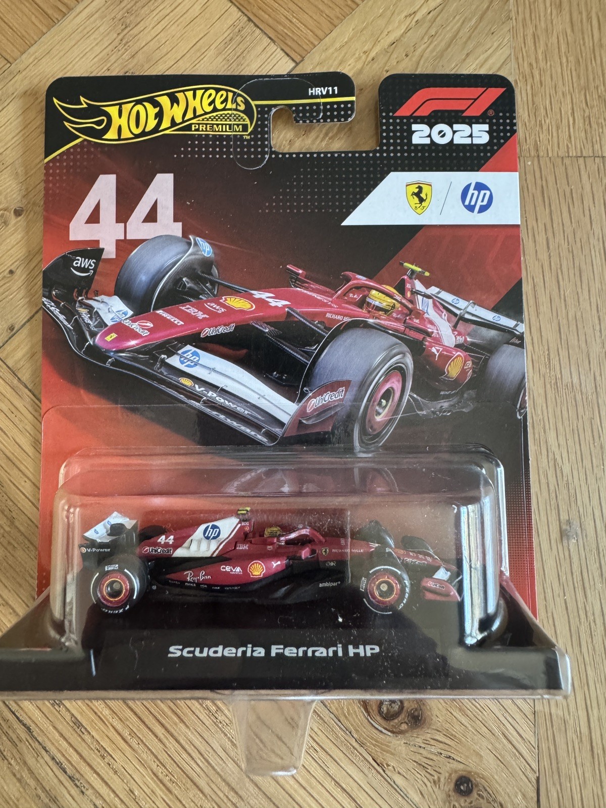Hot Wheels Premium F1 Ferrari HP 2025 #44 Lewis Hamilton–UK Stock –Fast Dispatch