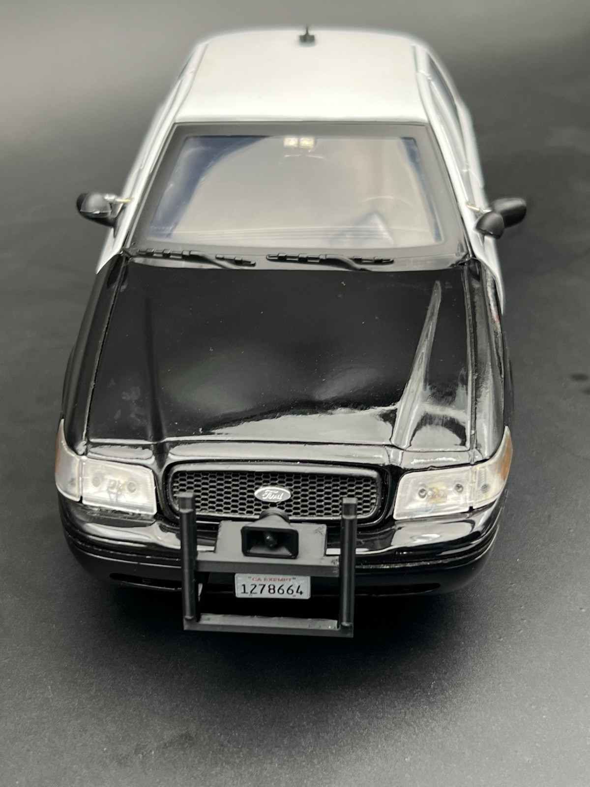 2-pack 1/64 Scale CHP Push Bumper Crown Vic California Highway Patrol 6455