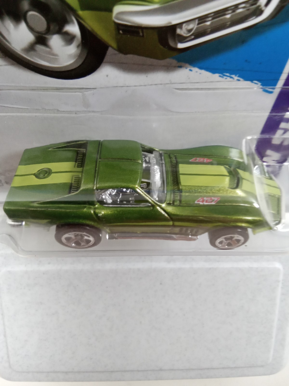 HOT WHEELS 2013 SHOWROOM SERIES 69 CORVETTE KMART COLOR EXCLUSIVE M30