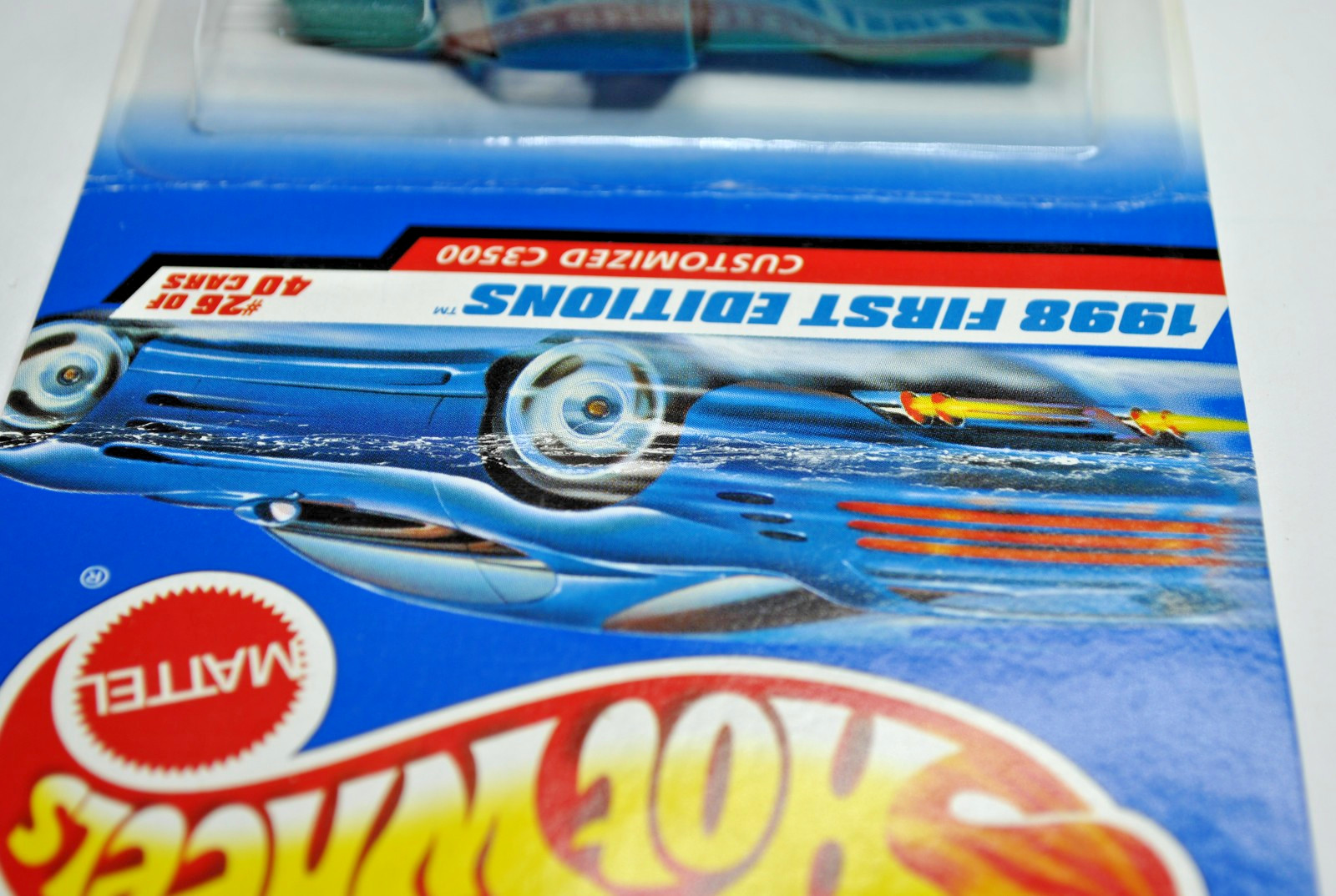 Hot Wheels Customized C3500 Rare No Tampo No Decal Variation 1998 First Editions