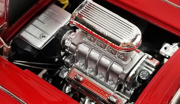 PARTS – ACME – 1:18 SCALE – Blown Chevrolet Engine & Transmission – A1800935E