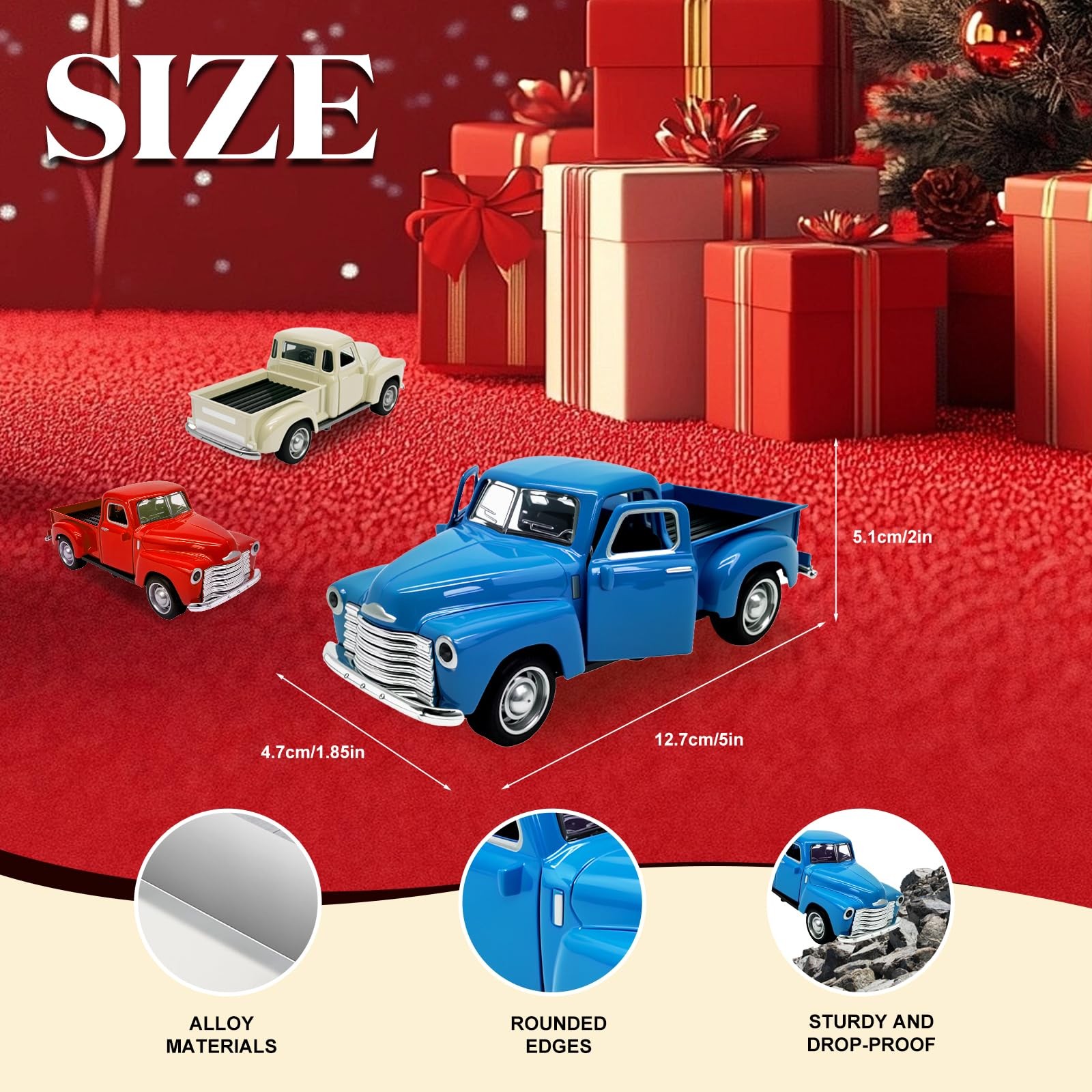 Little Blue Truck Toy for Toddlers 2 3 4 5 6 7 8 Year Old Boys Girls,1:32 All…