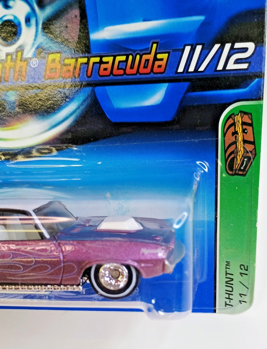 2005 Hot Wheels TREASURE HUNT T-HUNT ~ 1970 Plymouth Barracuda NEW SEALED