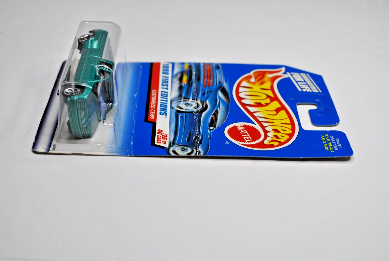 Hot Wheels Customized C3500 Rare No Tampo No Decal Variation 1998 First Editions