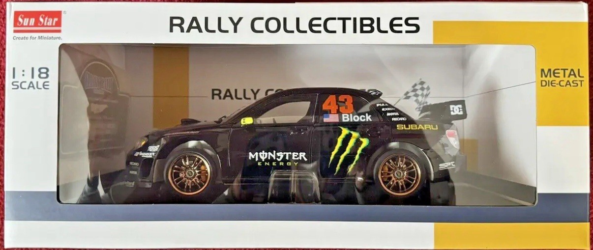 1:18 2008 #43 Ken Block Monster Energy Subaru Impreza WRC06 Gymkhana