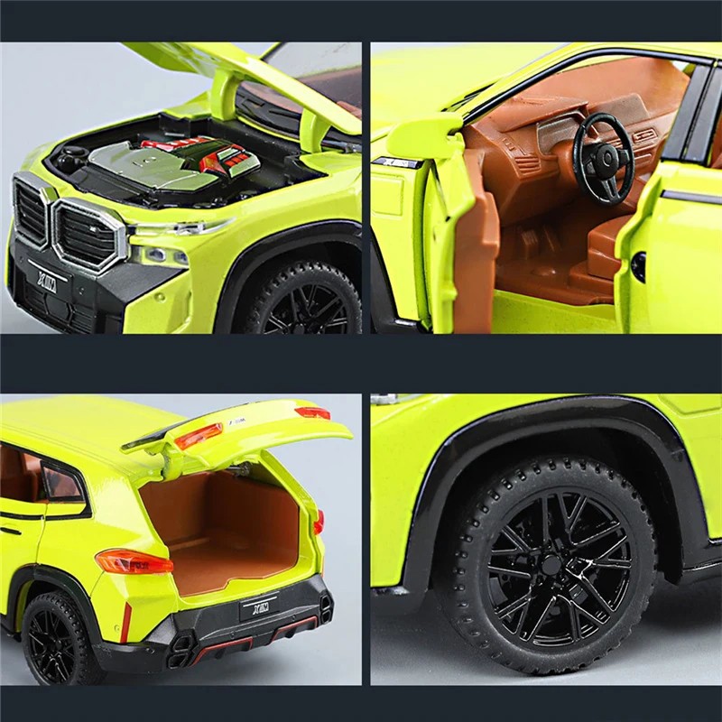 1:32 The XM SUV Alloy Sports Car Model Diecast Metal New Energy Car Vehicles Mod
