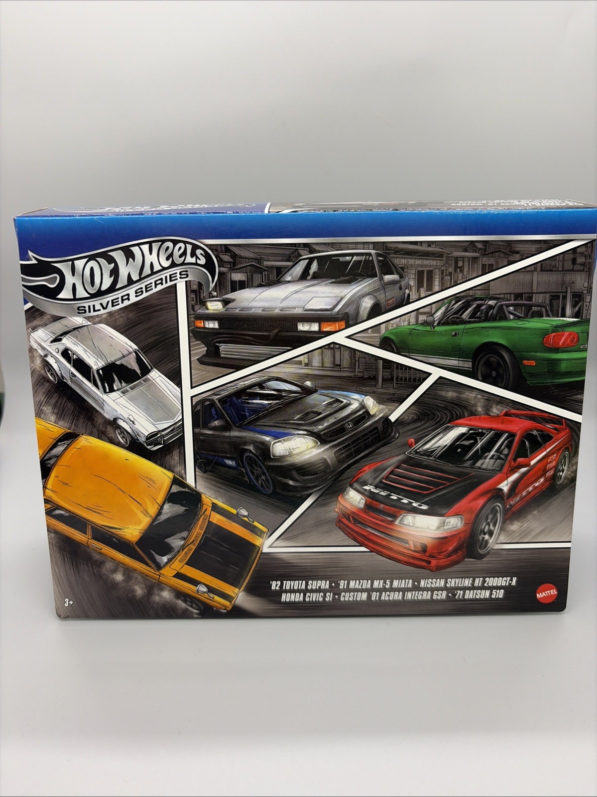 2025 Hot Wheels 6-Pack Box Set | Japanese Car Culture | Toyota | Honda | Nissan