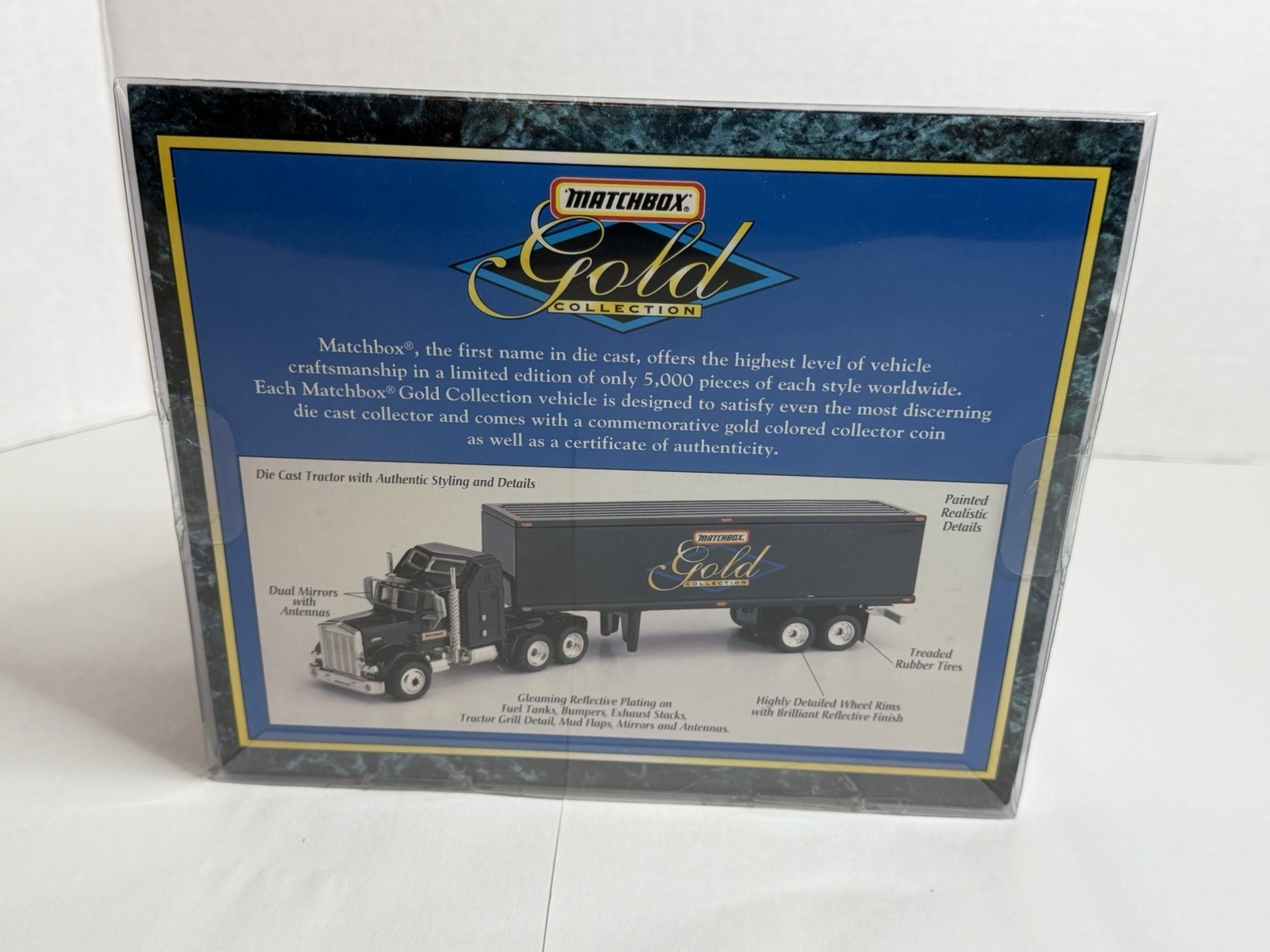 1996 Matchbox Gold Collection Mack Truck CH-600 Convoy Semi Haagen-Dazs Trailer