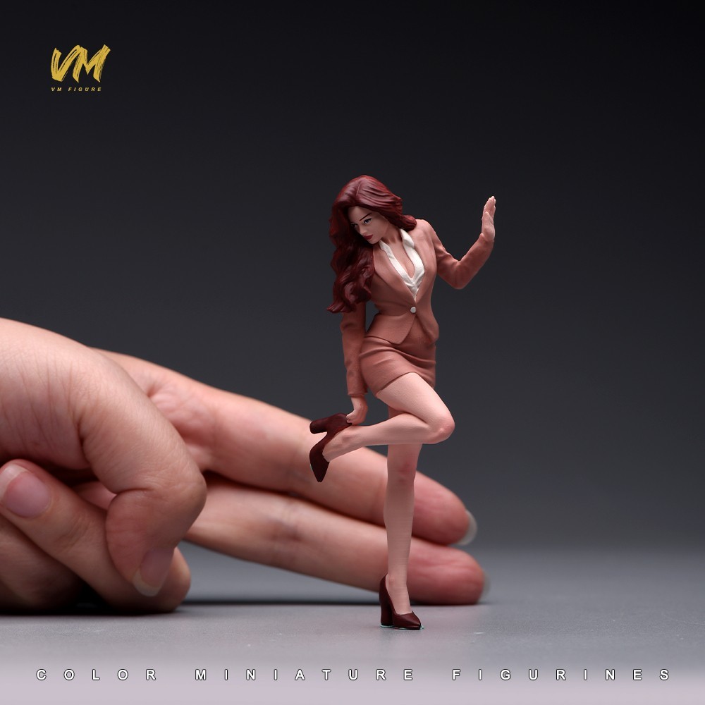 1/18 1/43 1/64 1/87 Miniatures High Heels Beauty Scene Props Figure For Car