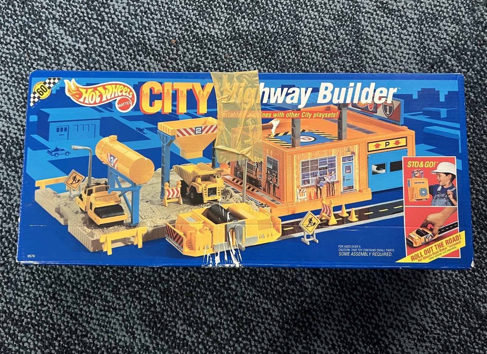 Hotwheels 1990 City Construction Vintage NIB Unopened #9576