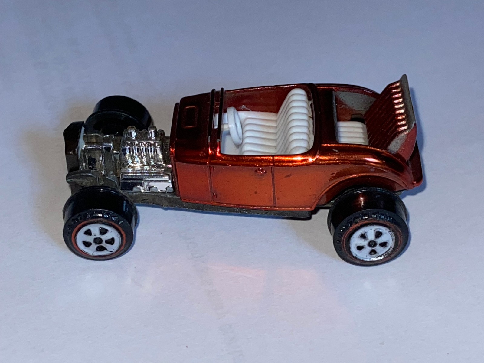 Vintage 1969 JOHNNY LIGHTNING Redline Custom 32 Ford Hot Rod; Copper; VGC