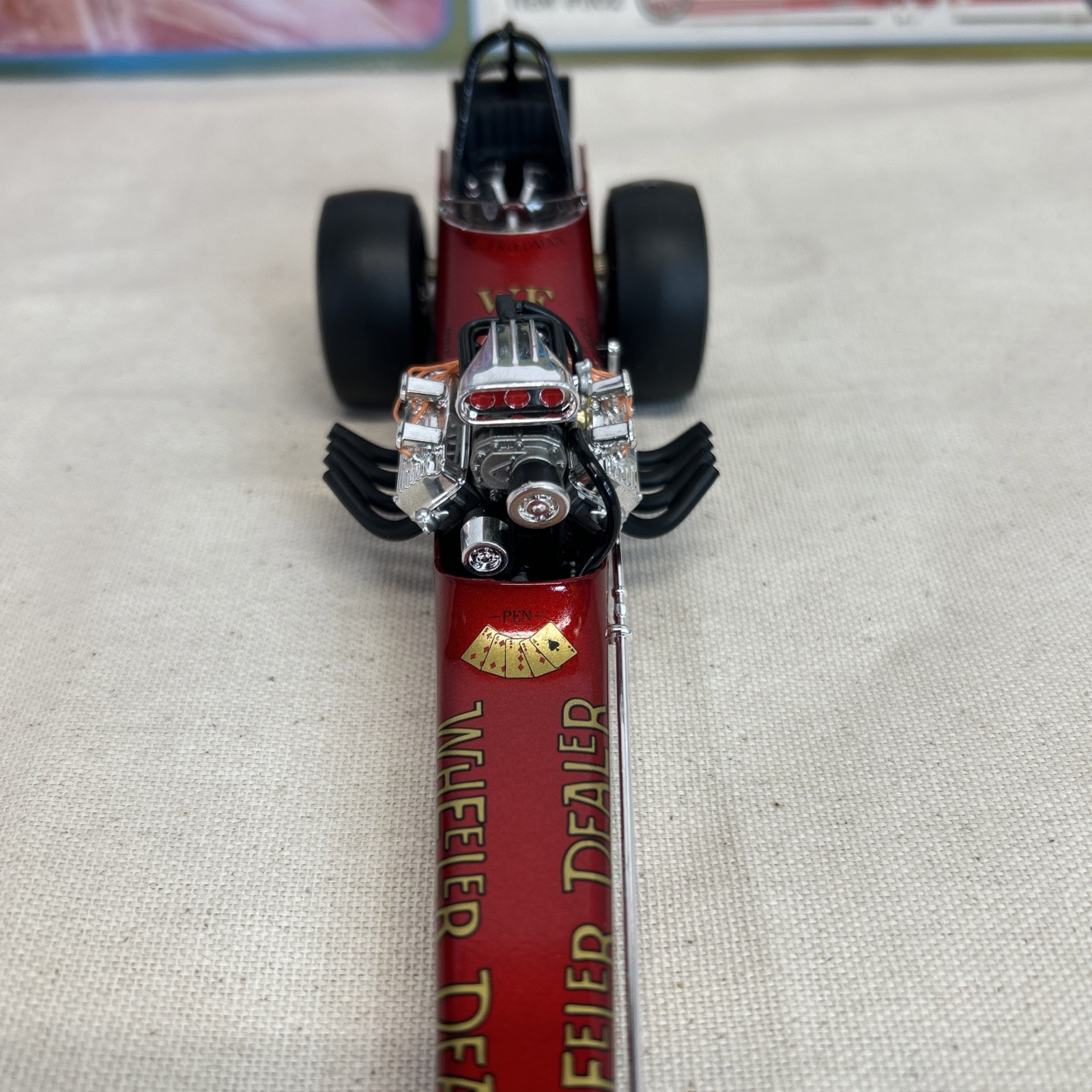VINTAGE 1320 The Fuelers BRUCE WHEELERS WHEELER DEALER 1/24 Dragster #1102