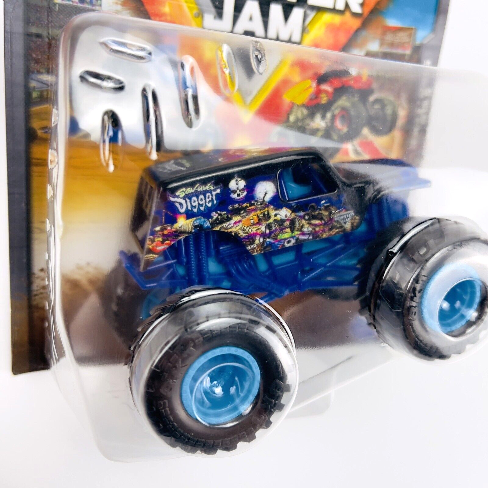 Monster Jam Truck: Son-uva Digger 1:64 Scale Series 5 True Metal by Spin Master