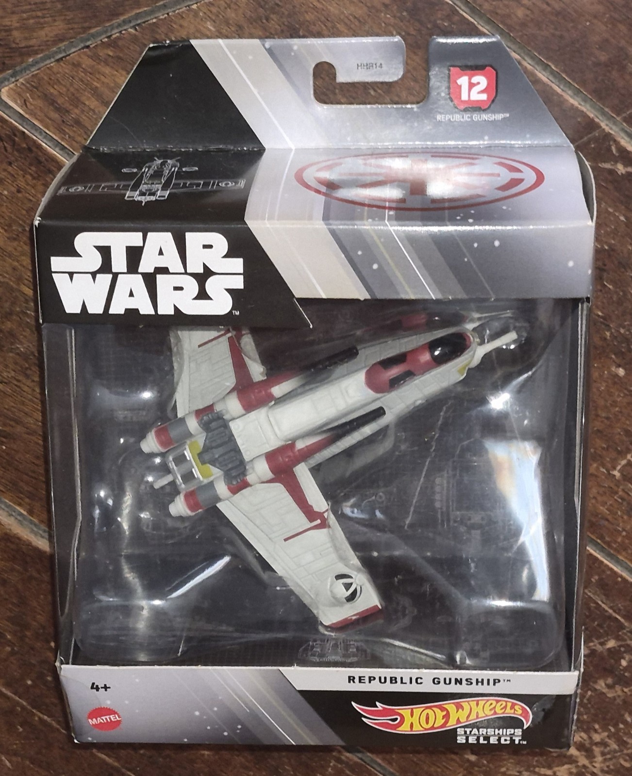 Hot Wheels Star Wars Starships Select (2021) #12 REPUBLIC GUNSHIP #HHR26