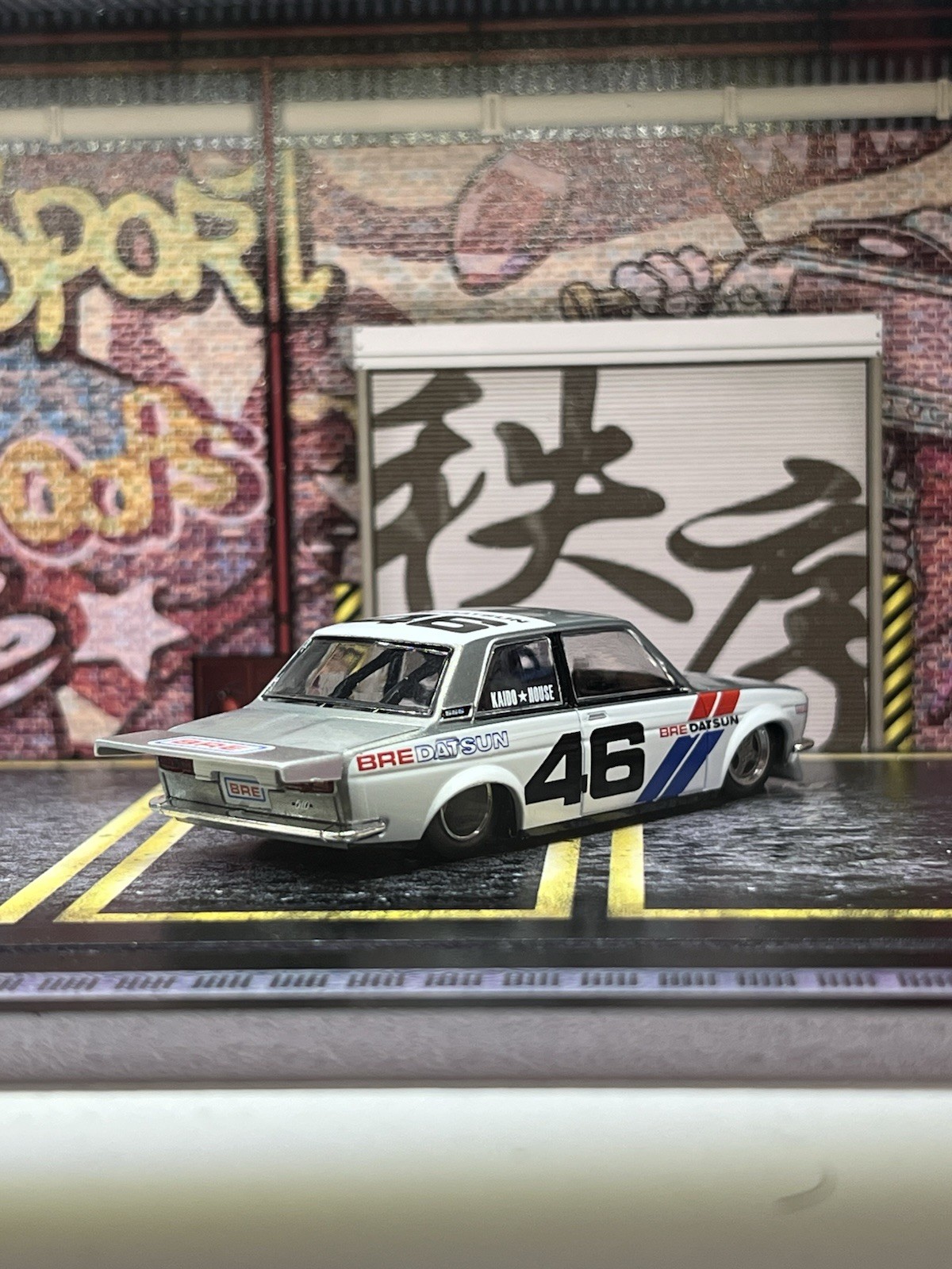 Kaido House Mini GT KHMG005 Datsun 510 BRE #46 CHASE Rare White 1:64