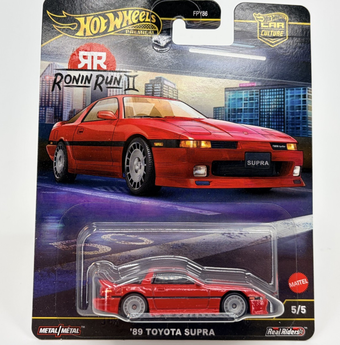 Hot Wheels 2025 Premium Ronin Run II ’88 Toyota Supra & Nissan Skyline GTR 1:64
