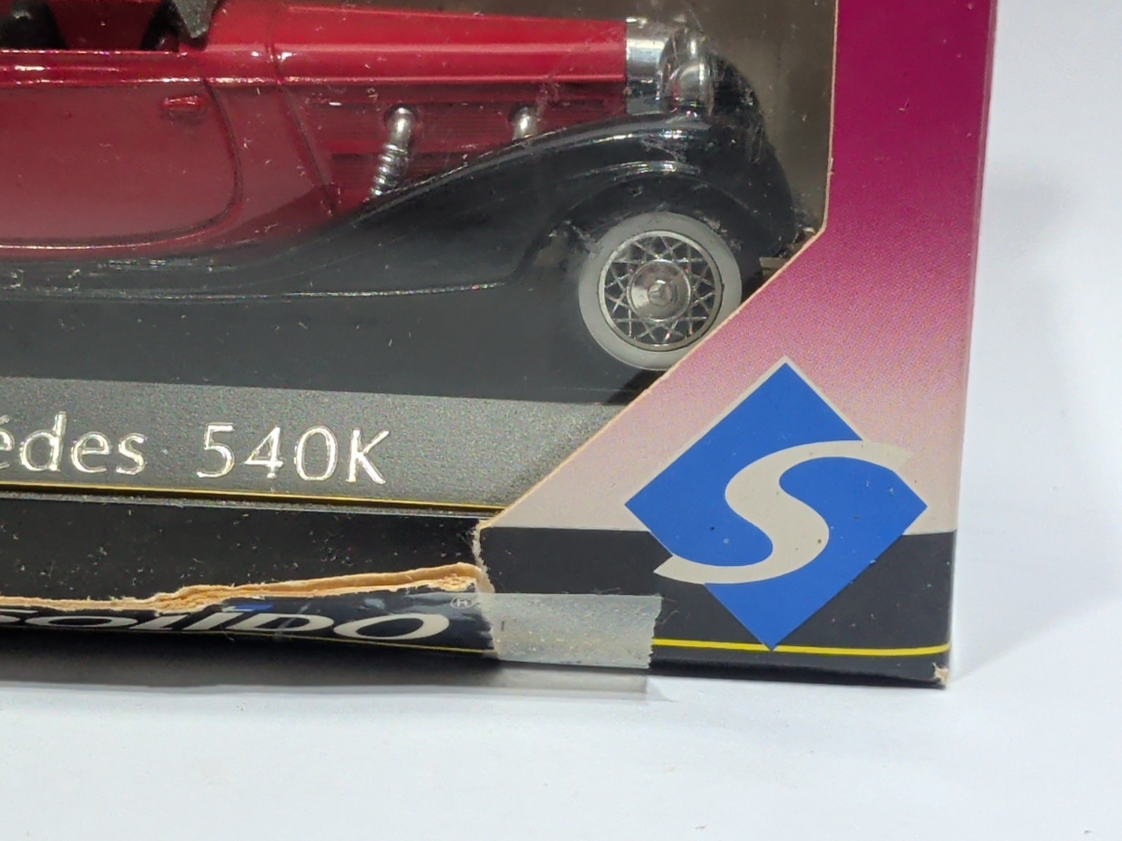 Solido Mercedes 540 K Red 1939 Cabriolet Convertible Red 4086 1/43 In Box
