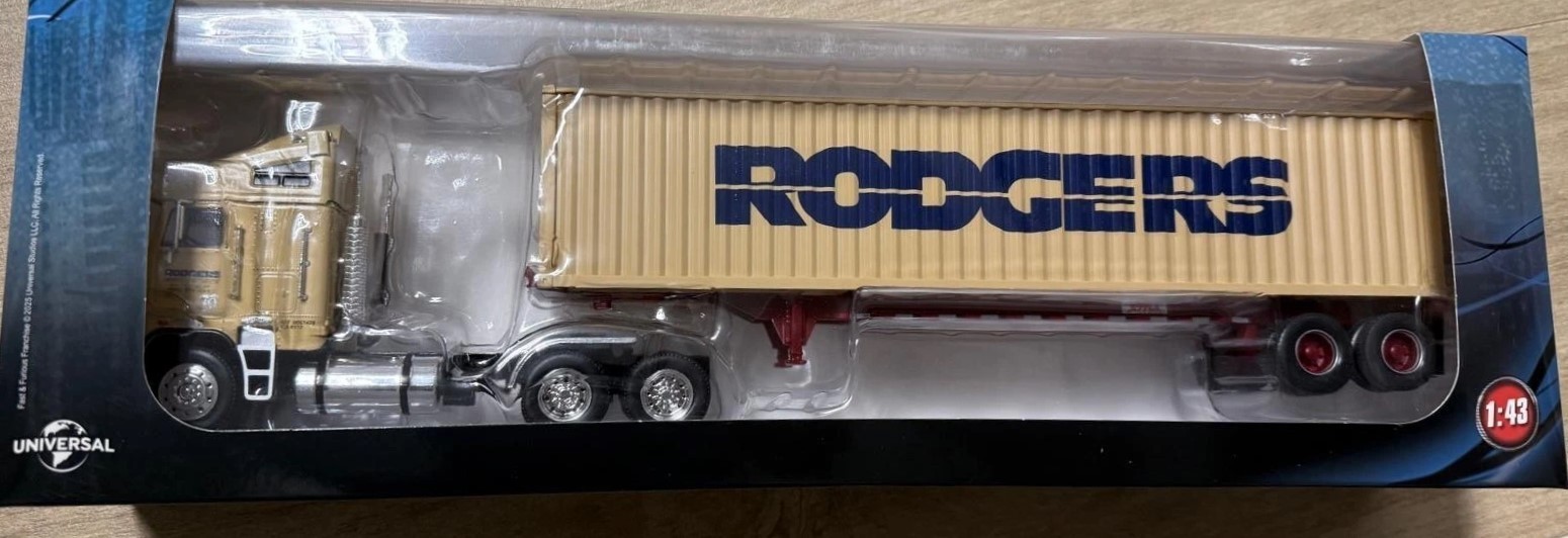FREIGHTLINER FLA 86 64 T (1993) RODGERS Fast And Furious, ALTAYA 1:43 NEW!!!