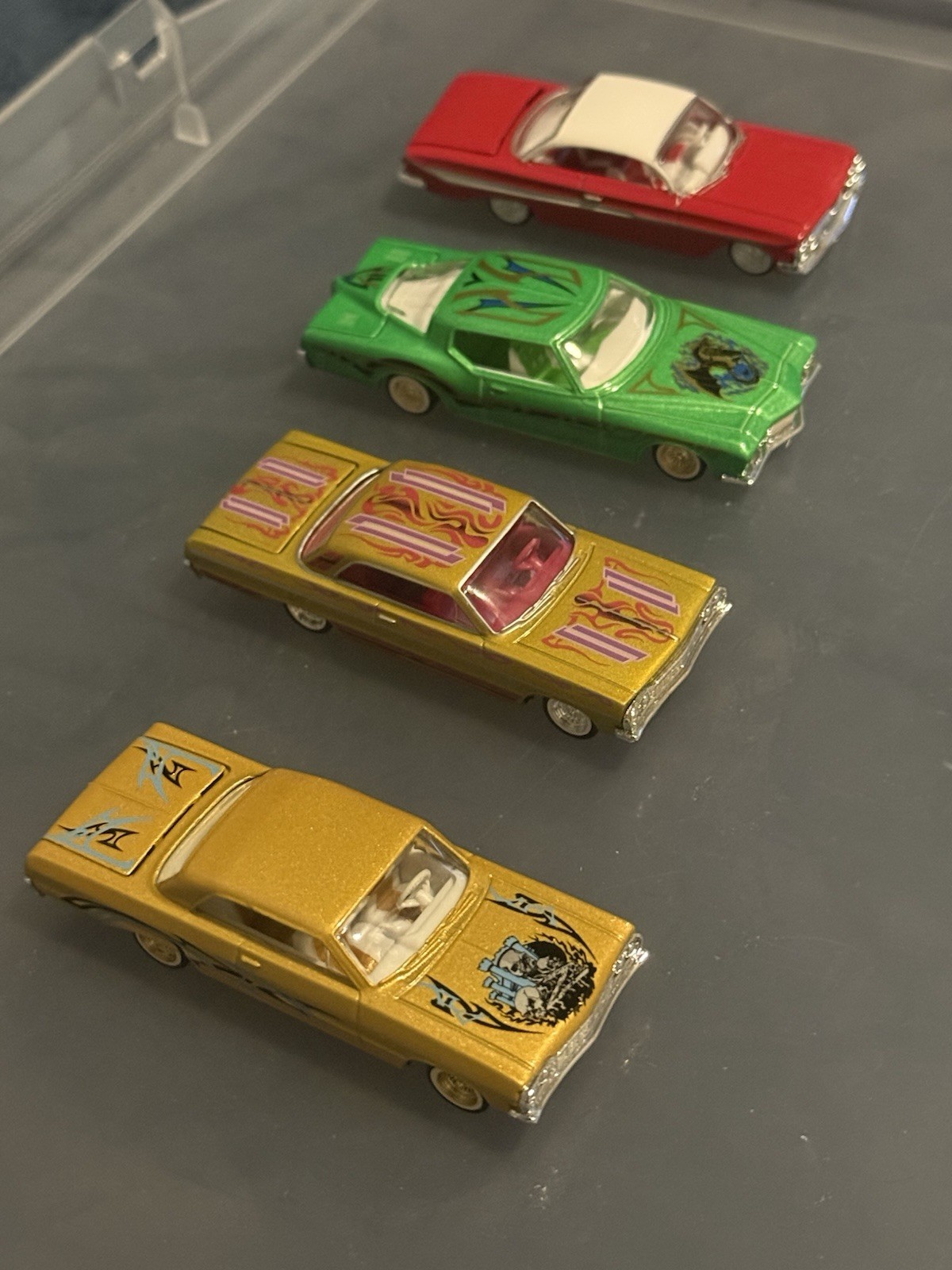 Revell 1/64 Lowrider Lot Of 4 Impala 64 Riviera Loose Mint