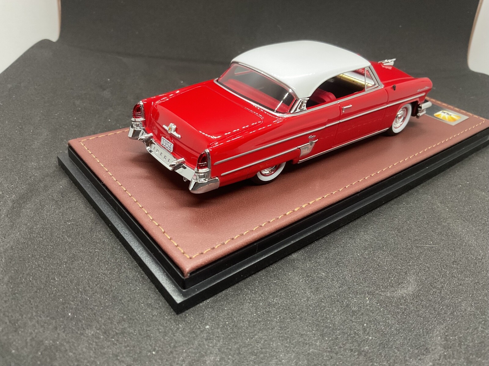 1954 Lincoln Capri 2 dr HT by GLM 1/43 Scale White over Red limited to 50 units