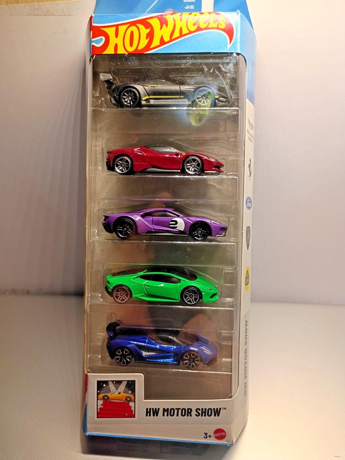 HOT WHEELS 5 PACK HW MOTOR SHOW DIECAST 1:64 SCALE ASSORTED CARS MUST SEE! NEW