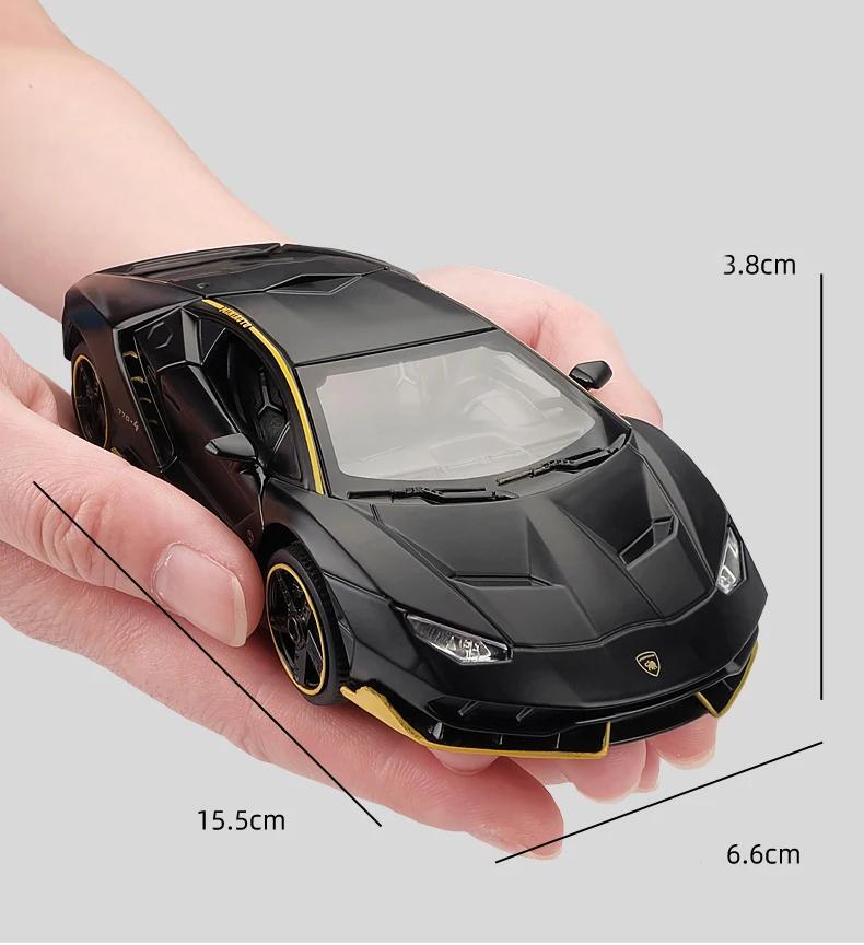 1:32 Lamborghini LP770 Diecast Toy Car – Alloy Model with Sound & Light Effect