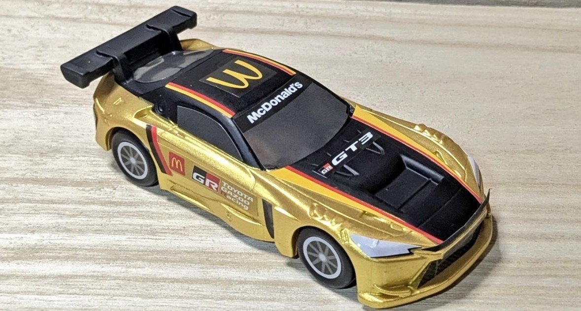 Takara Tomy Tomica Toyota GR GT3 Gold McDonald Happy Meal Secret Toy