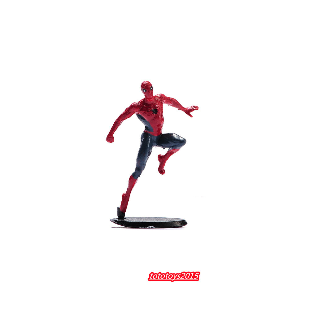 1/64 Spiderman Scene Miniature Figures Doll For Cars Vehicles Street Model Toy