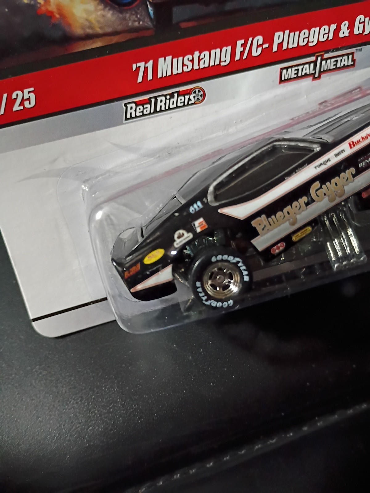 HOT WHEELS – DRAG STRIP DEMONS PLUEGER & GYGER 1971 FORD MUSTANG FUNNY CAR