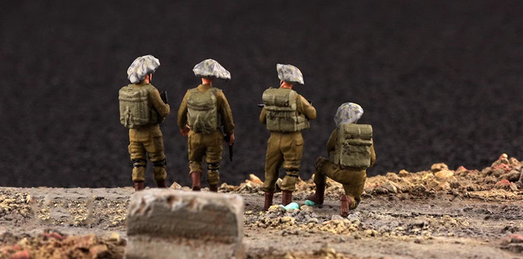 1/72 TANK 1:72 WW2 Israel Defense Force soldiers military toy TotalWar diorama