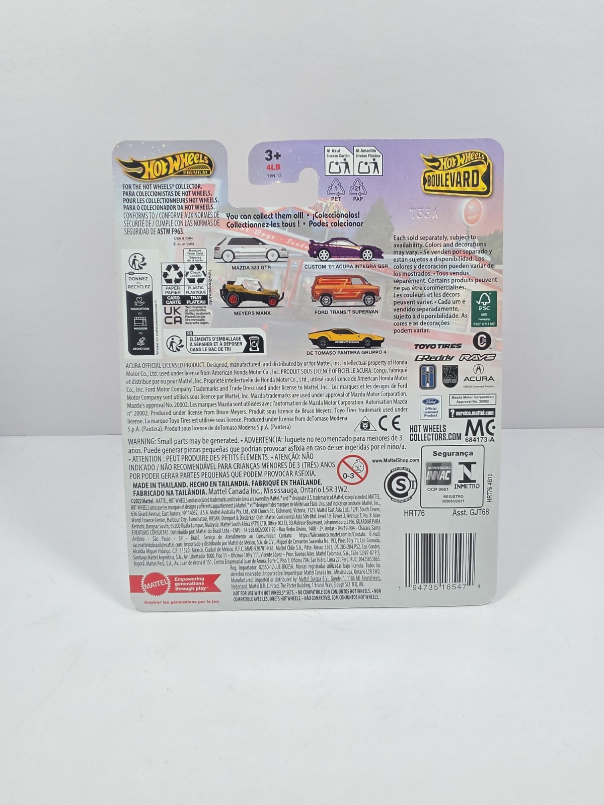 Hot Wheels 2023 Boulevard Ford Transit Supervan Real Riders Metal/Metal