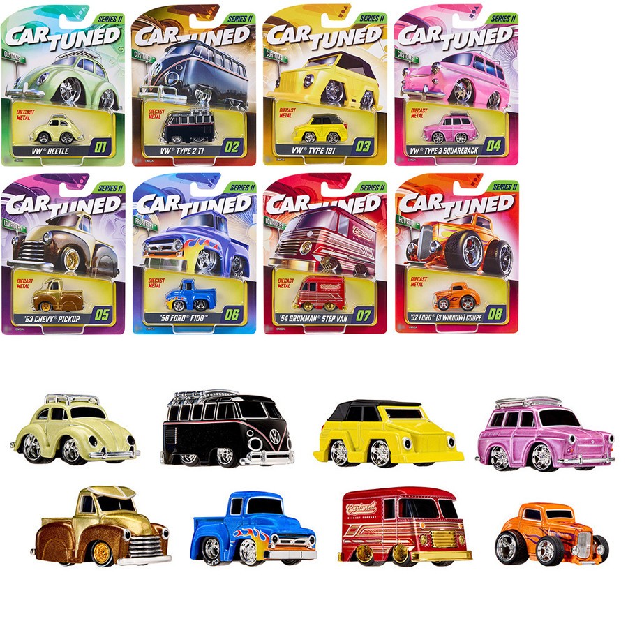 CarTuned 1:64 Mainline Series 11 Set of 8 Cars 592631-XX10 Factory Seal Case