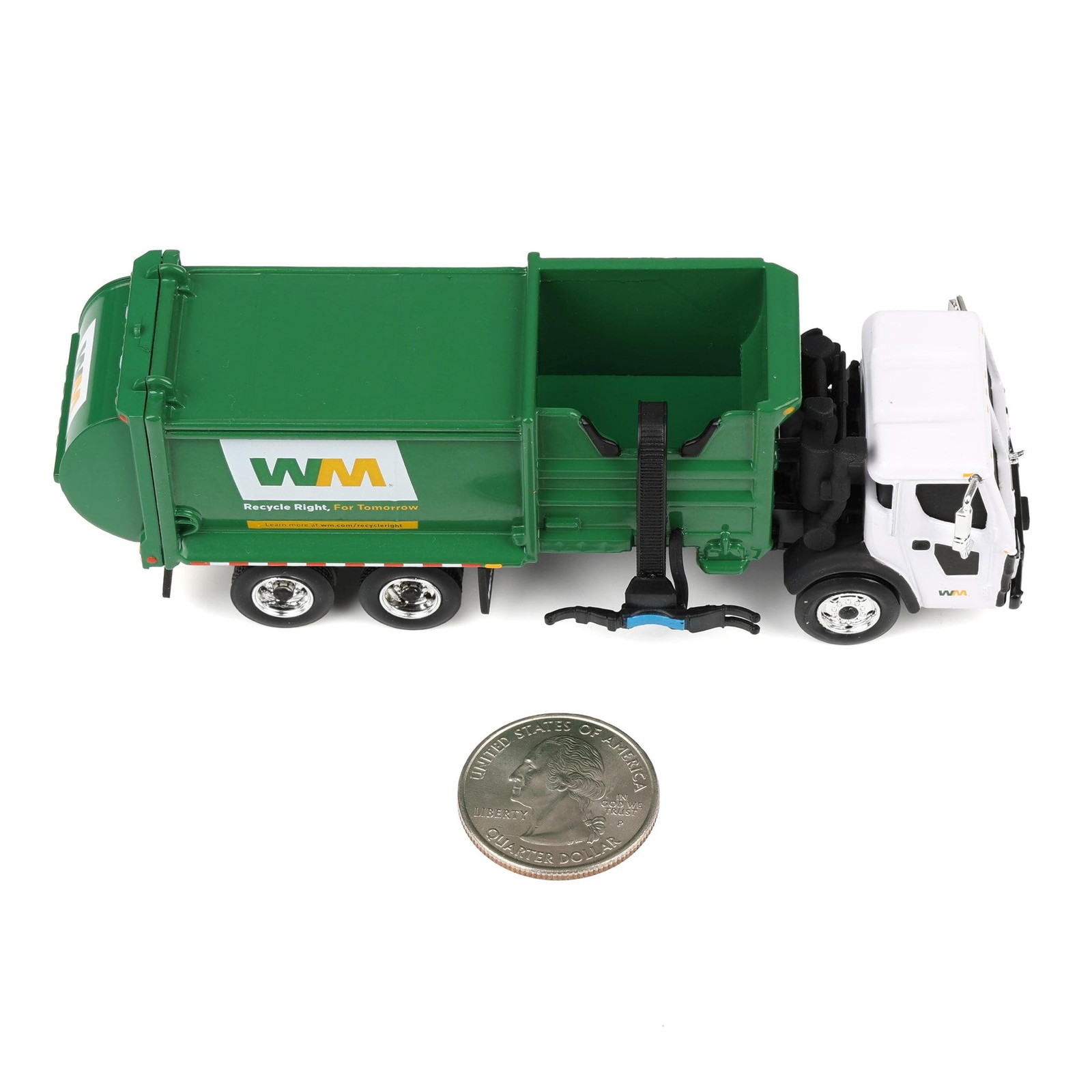 1/87 Mack LR Waste Management Refuse Truck McNeilus ZR Side Loader 80-0355D