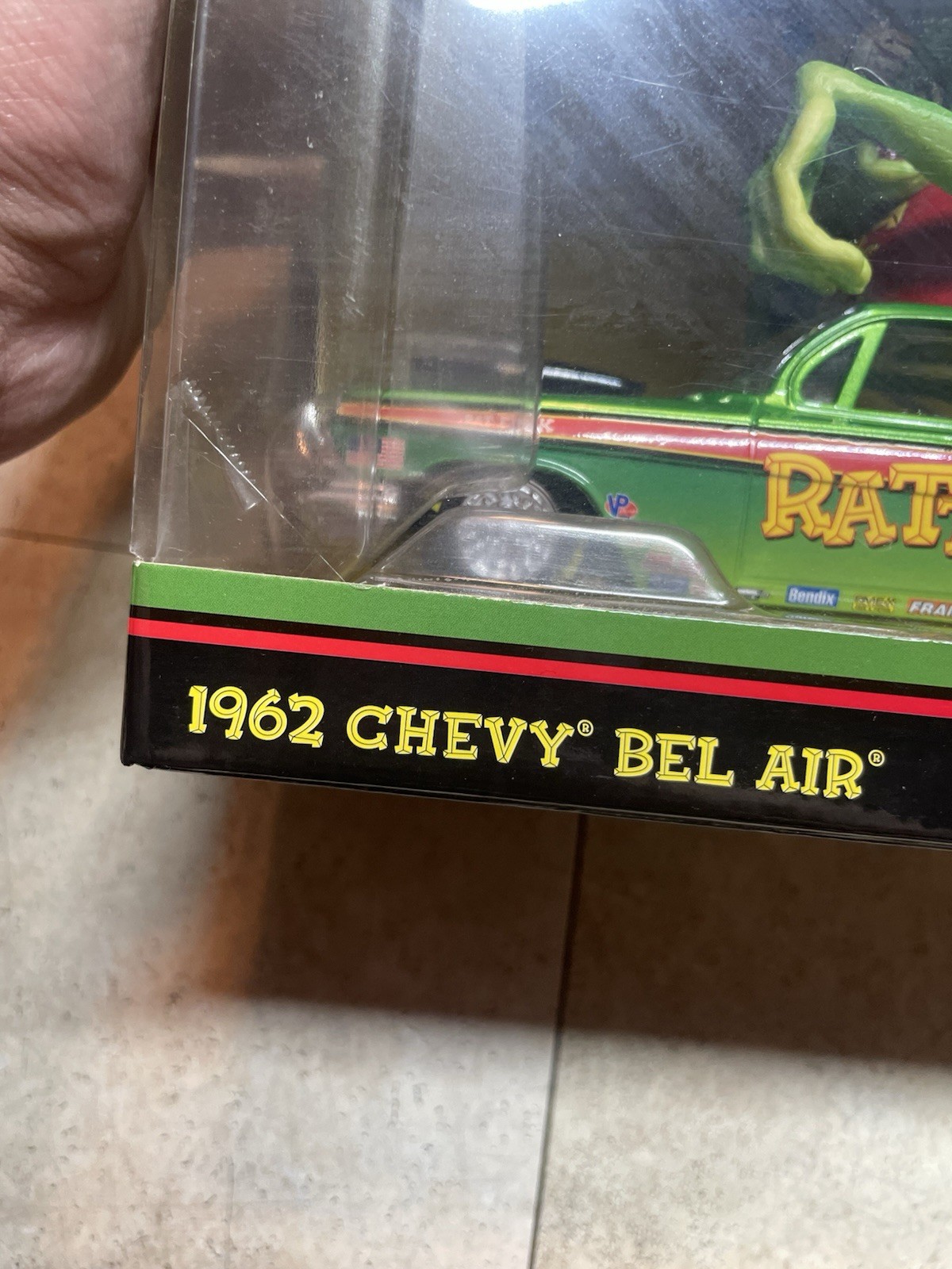 2013 Matco Tools 1:24 Rat Fink 1962 Chevrolet Bel Air Diecast ERTL Racing Green