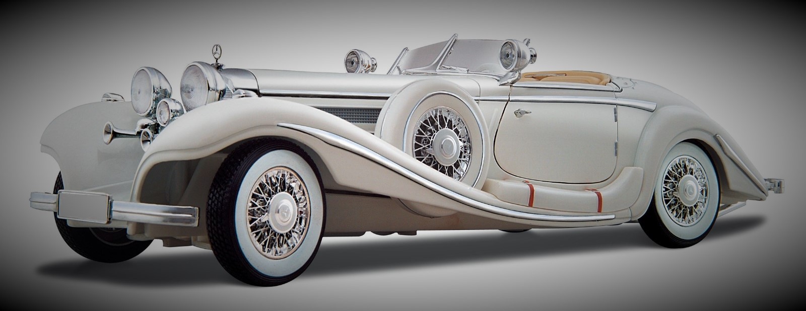 Mercedes Benz Classic Car Chopped Vintage Concept1:18Custom Built24Metal Body12