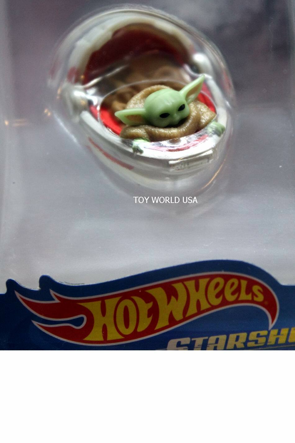 2021 Hot Wheels Star Wars Starships The Mandalorian The Child Hover Pram Yoda