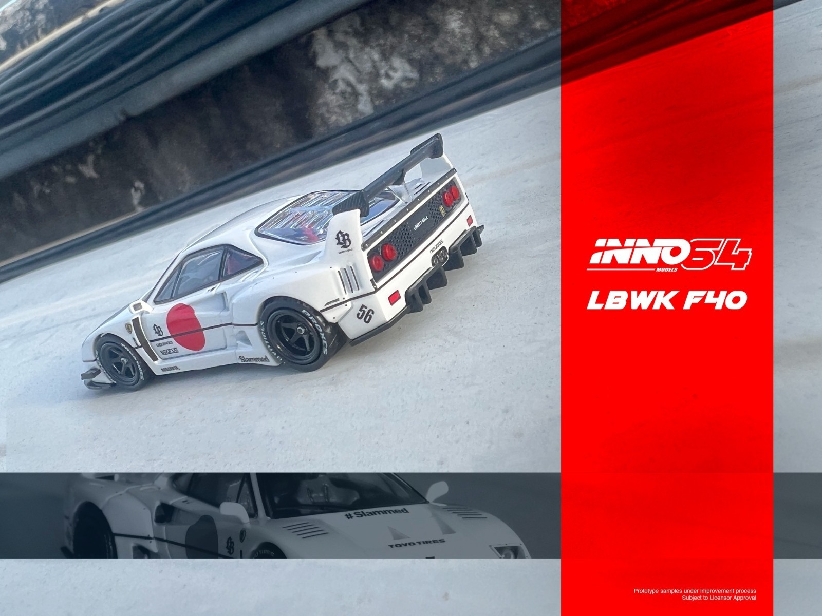 INNO64 2023 Tokyo Auto Salon Exclusive: LBWK FERRARI F40 #IN64-LBWKF40-TAS23