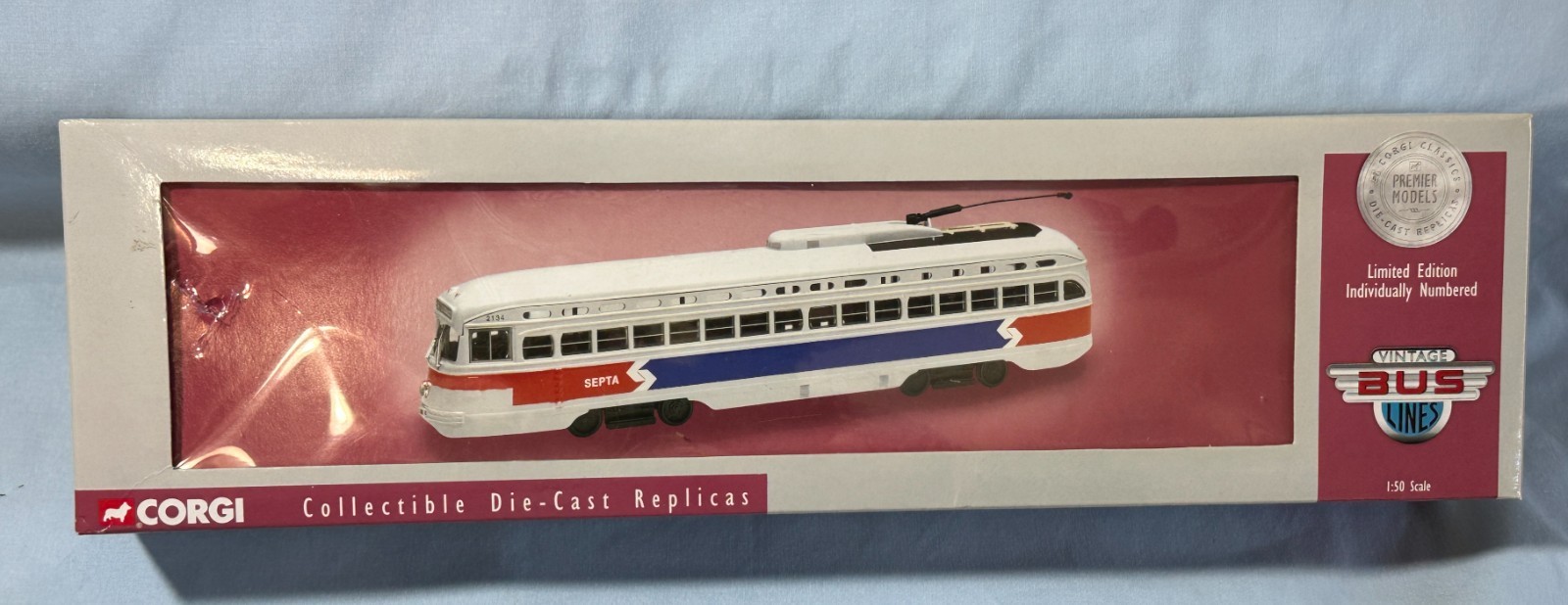 Corgi 55015 PCC PTC Streetcar Trolley Septa DieCast Limited Run Only 1900