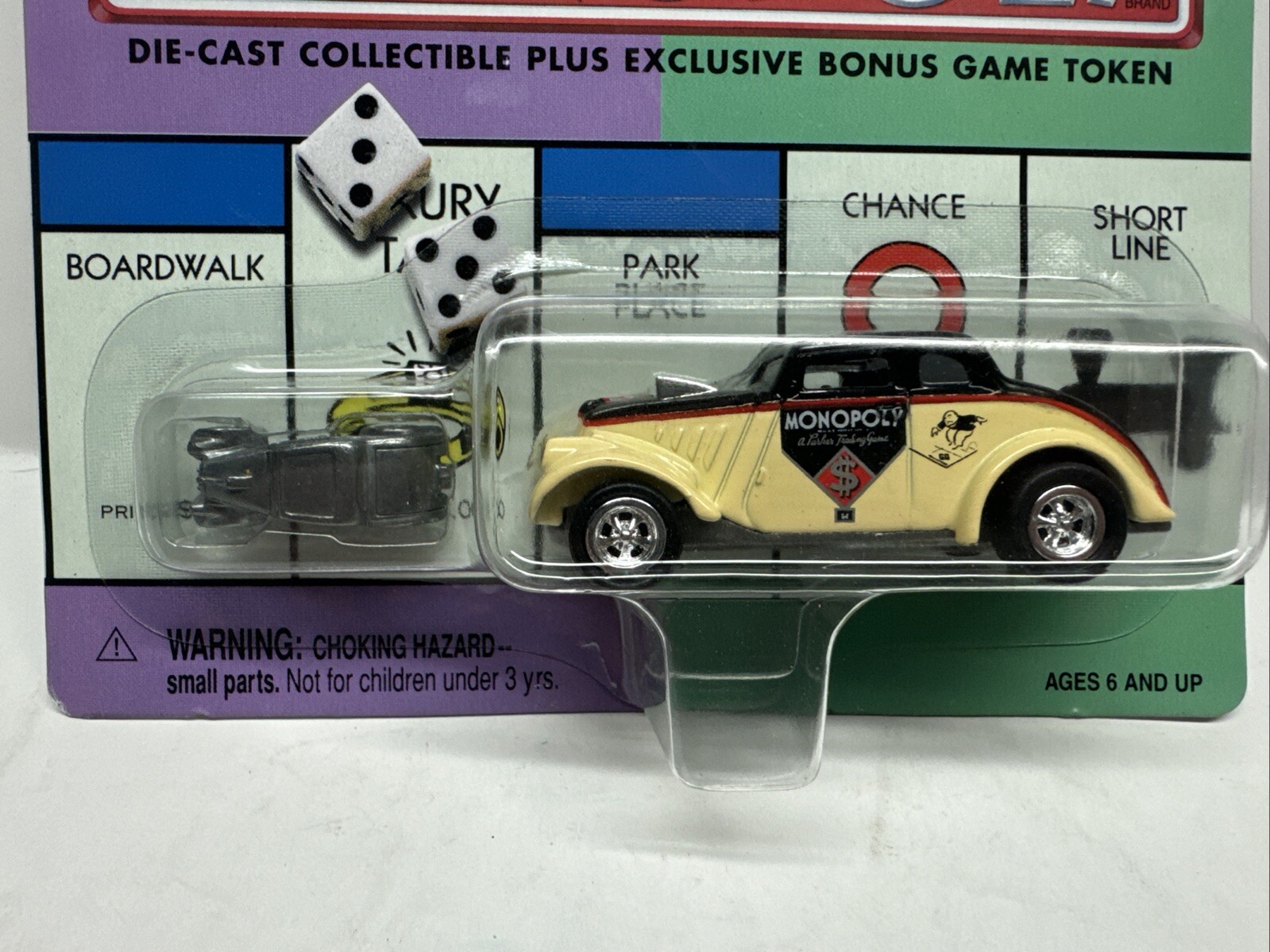 1/64 Johnny Lightning Monopoly 1933 Willy’s Black & Tan – One Price Shipping!