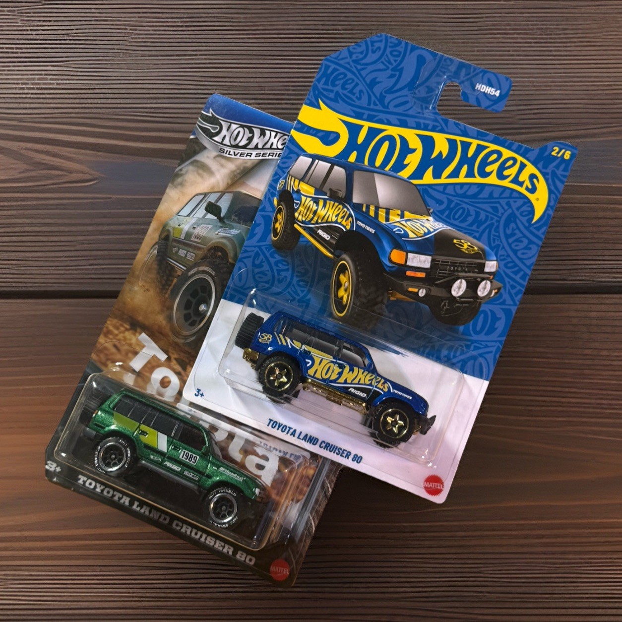 2026 Hot Wheels Anniversary + 2025 Silver Series Toyota LAND Cruiser 80 LOT 2