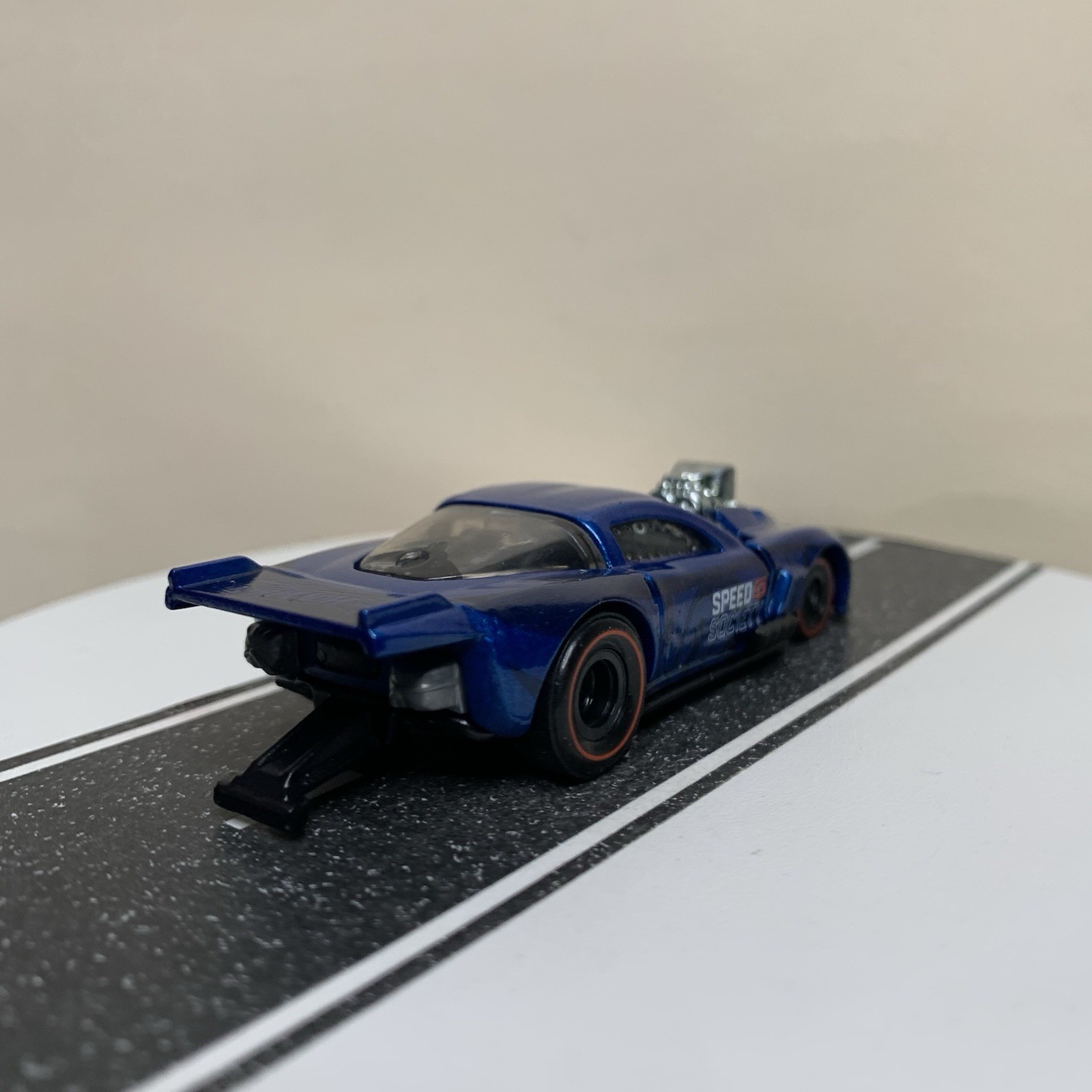 Hot Wheels Premium Boulevard ’12 Chevy Corvette Z06 Drag Racer Dragster Blue NM